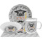 Hipster Graduate Dinner Set - 4 Pc (Personalized)