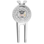 Hipster Graduate Golf Divot Tool & Ball Marker (Personalized)