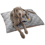Hipster Graduate Dog Bed - Large w/ Name or Text