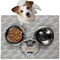 Hipster Graduate Dog Food Mat - Medium LIFESTYLE