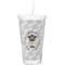 Hipster Graduate Double Wall Tumbler with Straw (Personalized)