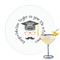 Hipster Graduate Printed Drink Topper - 3.25" (Personalized)