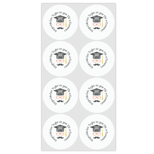 Hipster Graduate Drink Topper - Medium - Set of 12