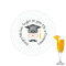 Hipster Graduate Printed Drink Topper - 2.15" (Personalized)