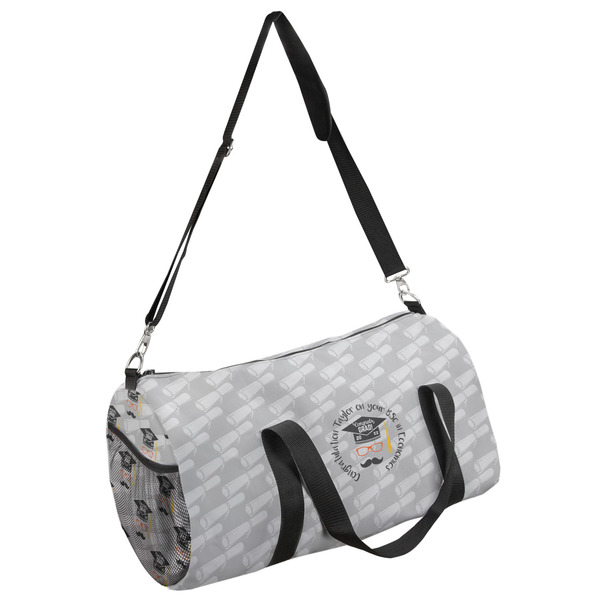 Custom Hipster Graduate Duffel Bag - Small (Personalized)
