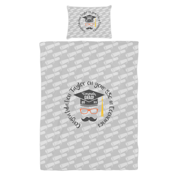 Hipster Graduate Duvet Cover Set - Twin - Alt Approval