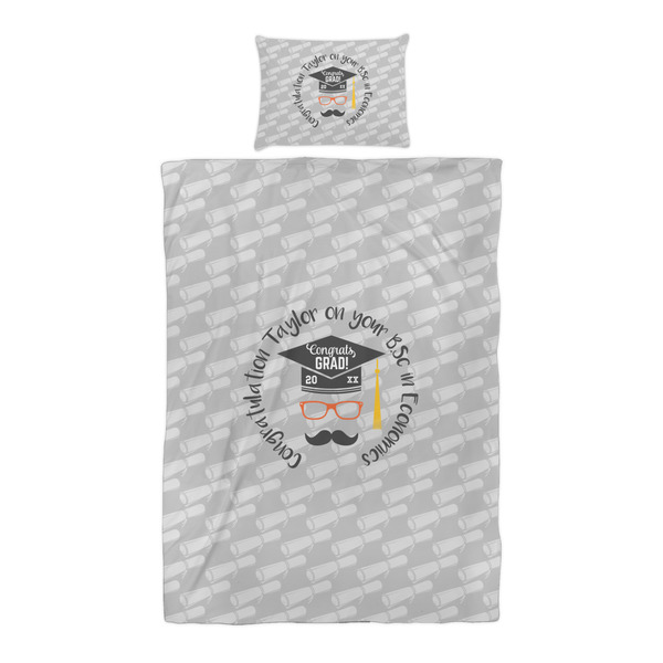 Hipster Graduate Duvet Cover Set - Twin XL - Alt Approval