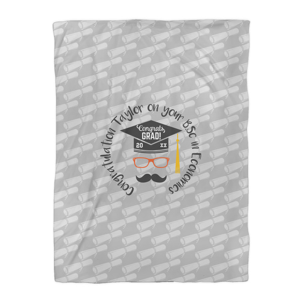 Hipster Graduate Duvet Cover - Twin XL - Front