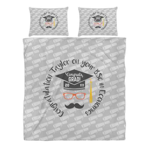 Hipster Graduate Duvet cover Set - Queen - Alt Approval