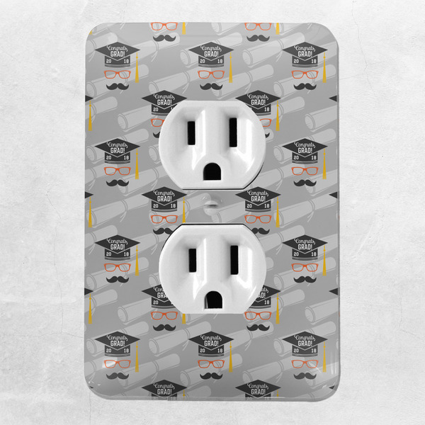 Hipster Graduate Electric Outlet Plate - LIFESTYLE