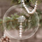 Hipster Graduate Engraved Glass Ornaments - Round-Main Parent