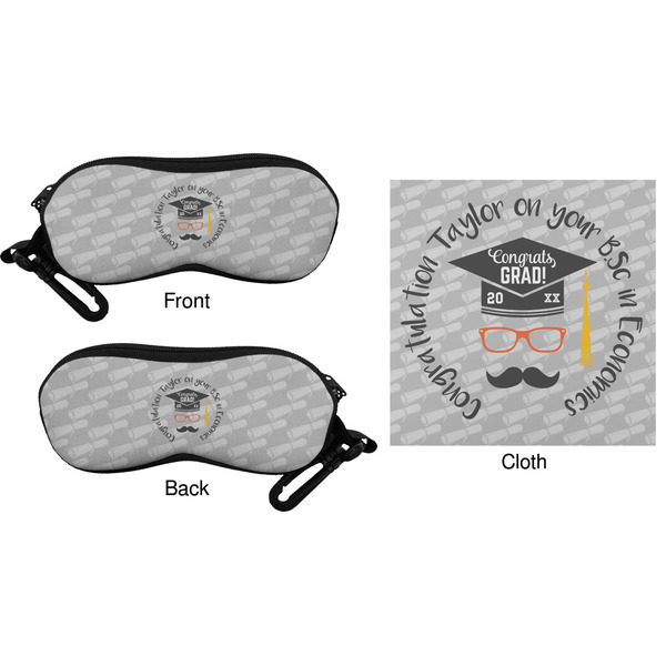 Hipster Graduate Eyeglass Case & Cloth (Approval)