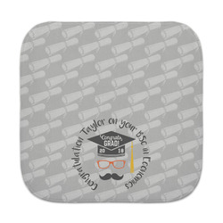 Hipster Graduate Face Towel (Personalized)