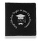 Hipster Graduate Leather Binder - 1" - Black - Front View