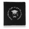 Hipster Graduate Leather Binder - 1" - Black (Personalized)