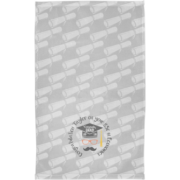 Hipster Graduate Finger Tip Towel - Full View