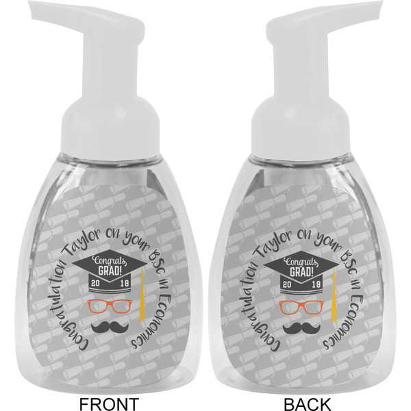 Hipster Graduate Foam Soap Bottle Approval - White