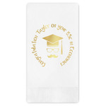 Hipster Graduate Guest Napkins - Foil Stamped (Personalized)