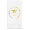 Hipster Graduate Foil Stamped Guest Napkins - Front View