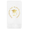 Hipster Graduate Guest Napkins - Foil Stamped (Personalized)