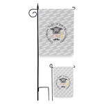 Hipster Graduate Garden Flag (Personalized)