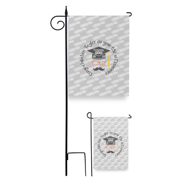 Hipster Graduate Garden Flag - PARENT/MAIN