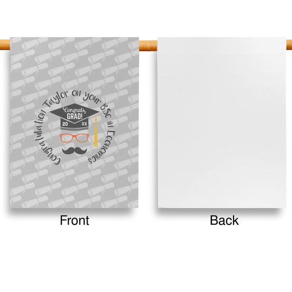 Hipster Graduate Garden Flags - Large - Single Sided - APPROVAL