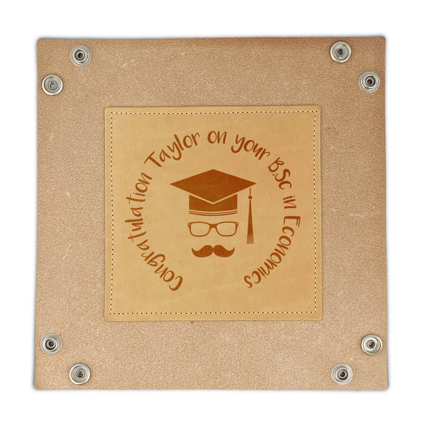 Hipster Graduate Genuine Leather Valet Trays - FRONT