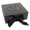 Hipster Graduate Gift Boxes with Magnetic Lid - Black - Front (angle)