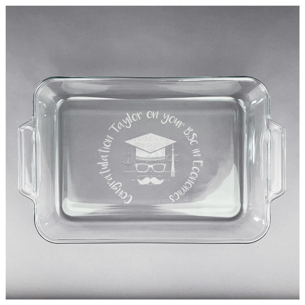 Hipster Graduate Glass Baking Dish - APPROVAL (13x9)