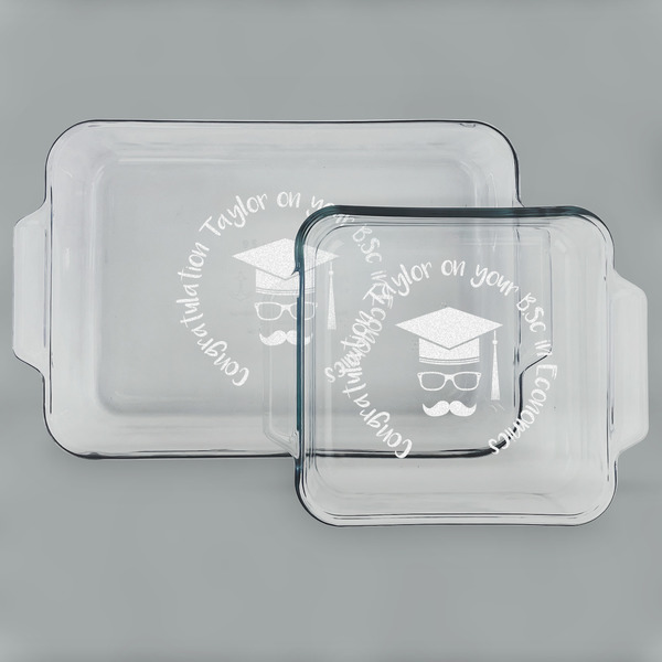 Hipster Graduate Glass Baking Dish Set - MAIN (set)