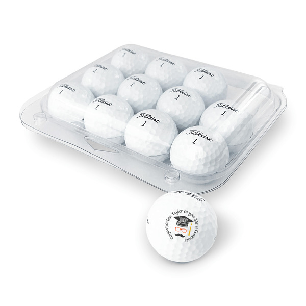 Hipster Graduate Golf Balls - Titleist - Set of 12 - PACKAGING