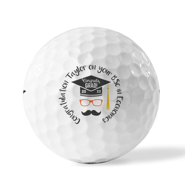 Hipster Graduate Golf Balls - Titleist - Set of 3 - FRONT