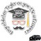 Hipster Graduate Graphic Car Decal