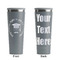 Hipster Graduate Grey RTIC Everyday Tumbler - 28 oz. - Front and Back