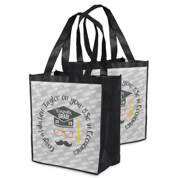 Hipster Graduate Grocery Bag - MAIN