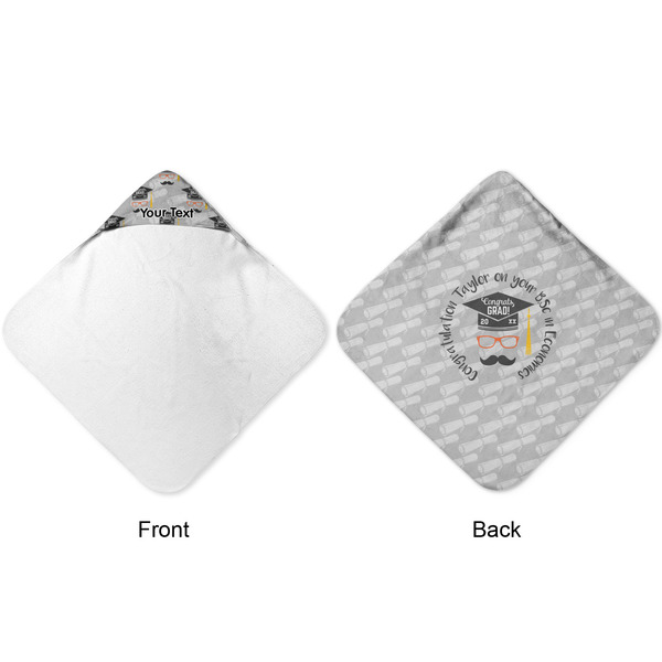 Hipster Graduate Hooded Baby Towel- Approval