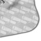 Hipster Graduate Hooded Baby Towel- Detail Corner