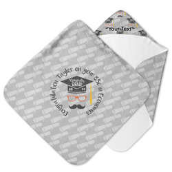 Hipster Graduate Hooded Baby Towel (Personalized)