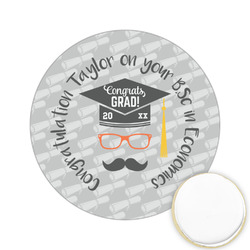 Hipster Graduate Printed Cookie Topper - 2.15" (Personalized)