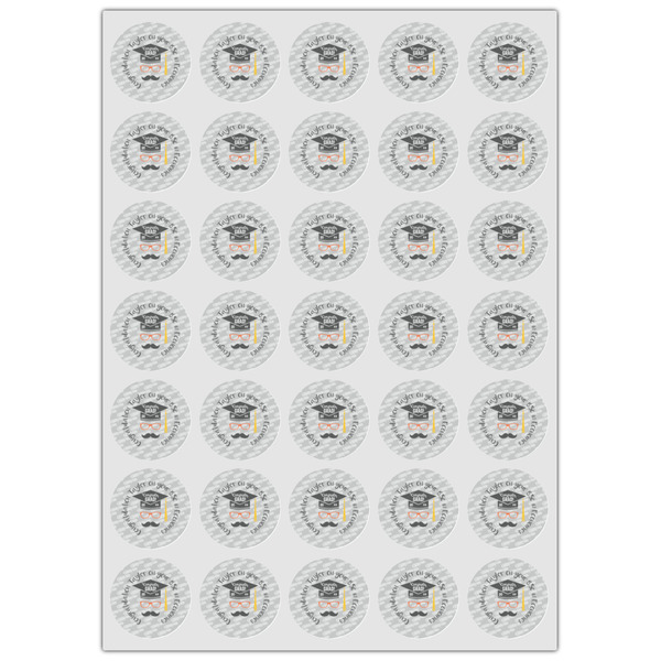 Hipster Graduate Icing Circle - XSmall - Set of 35