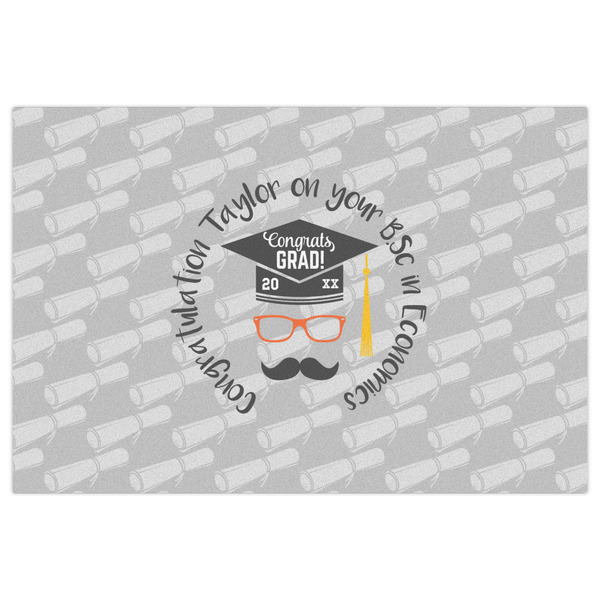 Hipster Graduate Indoor / Outdoor Rug - 4'x6' - Front Flat