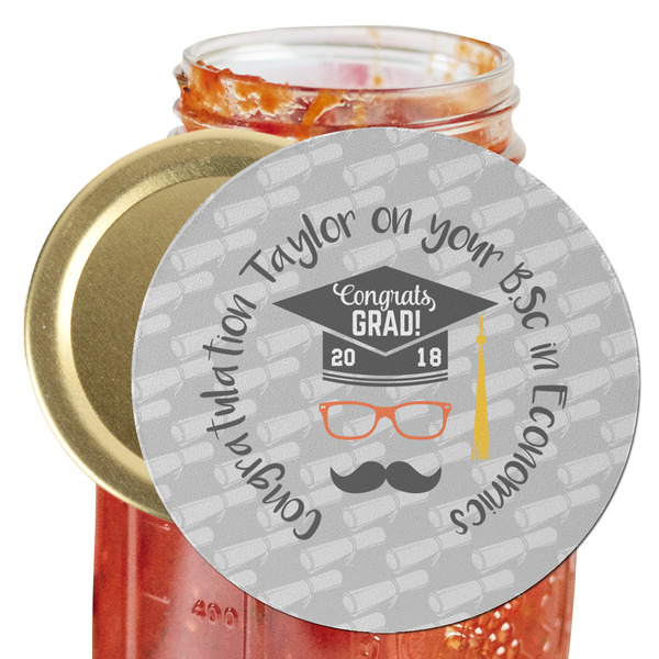 Custom Hipster Graduate Jar Opener (Personalized)