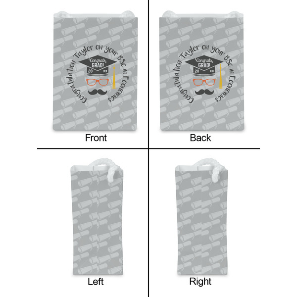 Hipster Graduate Jewelry Gift Bag - Matte - Approval