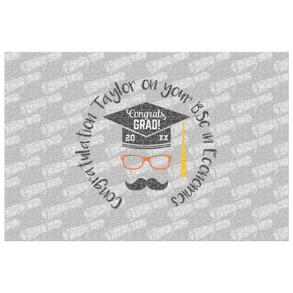 Custom Hipster Graduate Jigsaw Puzzle - 1000-piece (Personalized)