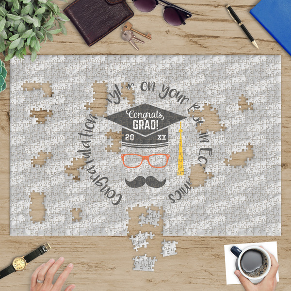 Hipster Graduate Jigsaw Puzzle 1014 Piece - In Context