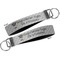 Hipster Graduate Key-chain - Metal and Nylon - Front and Back