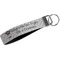 Hipster Graduate Webbing Keychain FOB with Metal