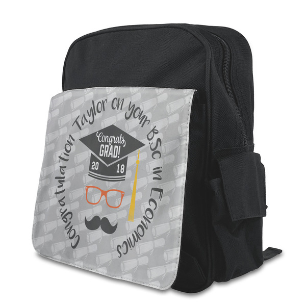 Custom Hipster Graduate Preschool Backpack (Personalized)