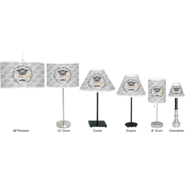 Hipster Graduate Lamp Full View Size Comparison